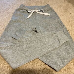 Cozy Heather Gray Jogger Pants